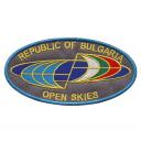 Embroidery Design Patch Photo: Republic of Bulgaria Open Skies